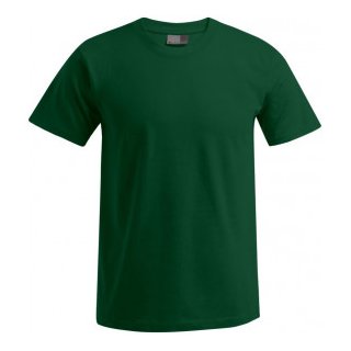 T-Shirt Promodoro 180g/m² forest green inkl. Brust- und Rückenlogo gelb