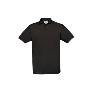 Polo-Shirt B & C, Model Safran, 100 % BW, ca. 180 g/qm black Gr. XL
