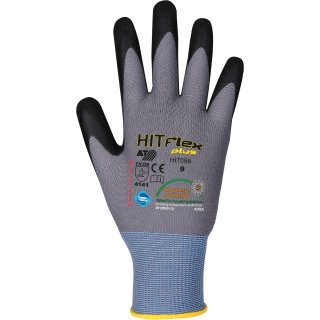 Nylon-Strickhandschuh MaxiFlex® Ultimate grau/schwarz