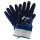 Nitras Nitrilhandschuh blau, Stulpe vollbeschichtet, Premium