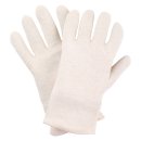 Nitras Baumwoll-Trikot-Handschuhe naturfarben Gr. 10