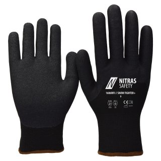 Nitras Snow Fighter Winterhandschuhe Nylon schwarz