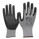 Schnittschutzhandschuh grau-schwarz mit...