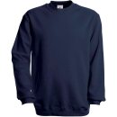Sweat Shirt B &amp; C, marineblau, inkl. Brust und...