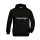 Kinder Sweatshirt schwarz, mit Kapuze, inkl. zwanziger Logo, Gr. 3/4 (98/104)